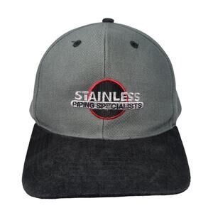 Stainless Piping Specialists Snapback Hat Gray One Size Adjustable Headmost